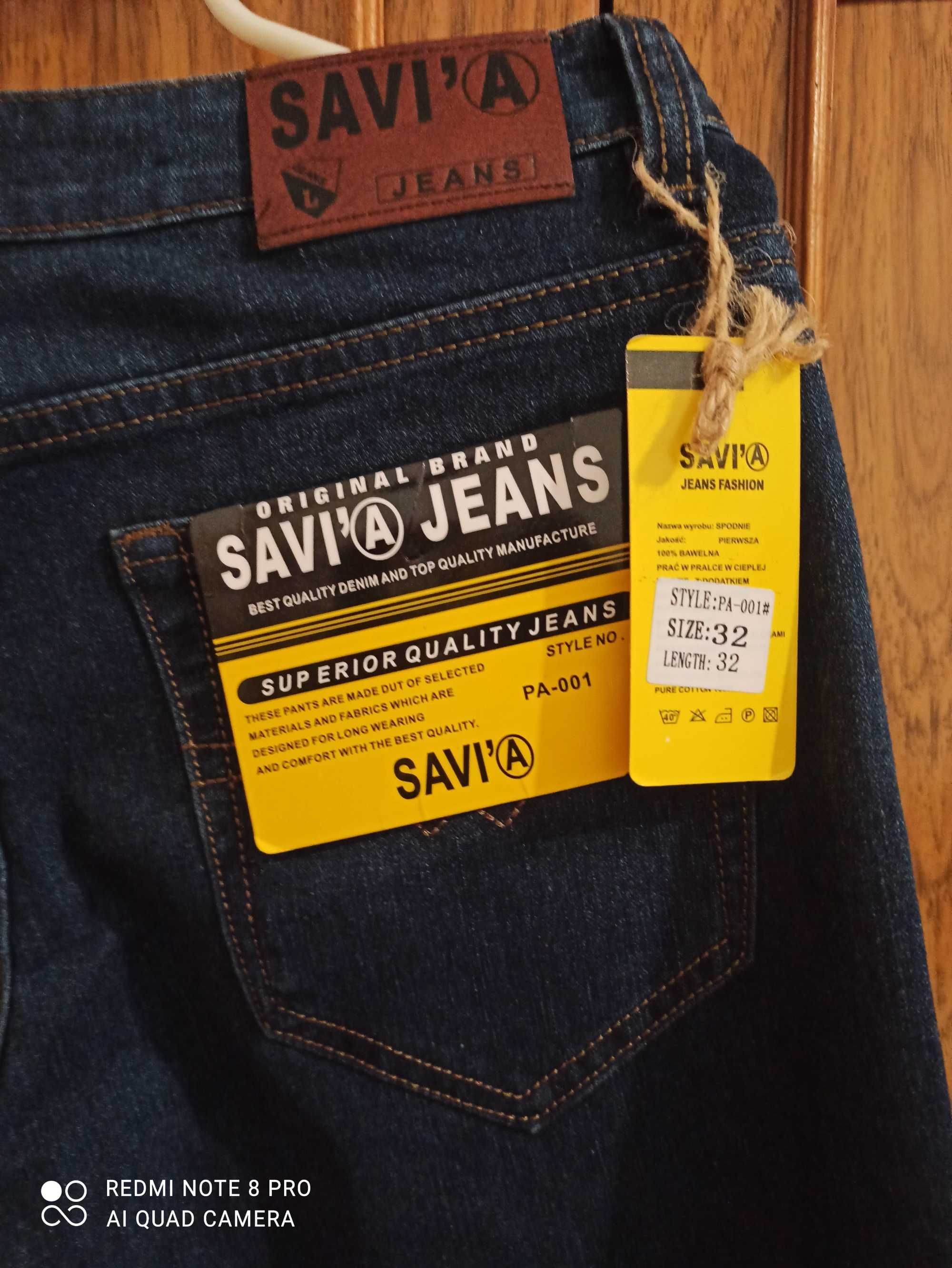 Джинсы Savi'a jeans мужские классические прямые р.32