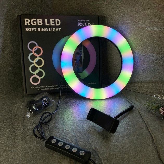 Кольцевая Led лампа RGB MJ33 (33см)  HA-7

290грн.