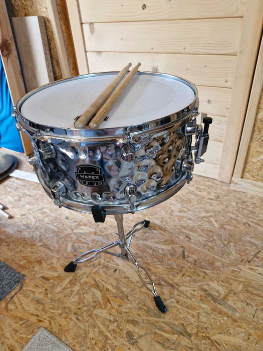 Mapex MPX Steel -nowy!  14x6,5 + statyw do nauki lub wesele