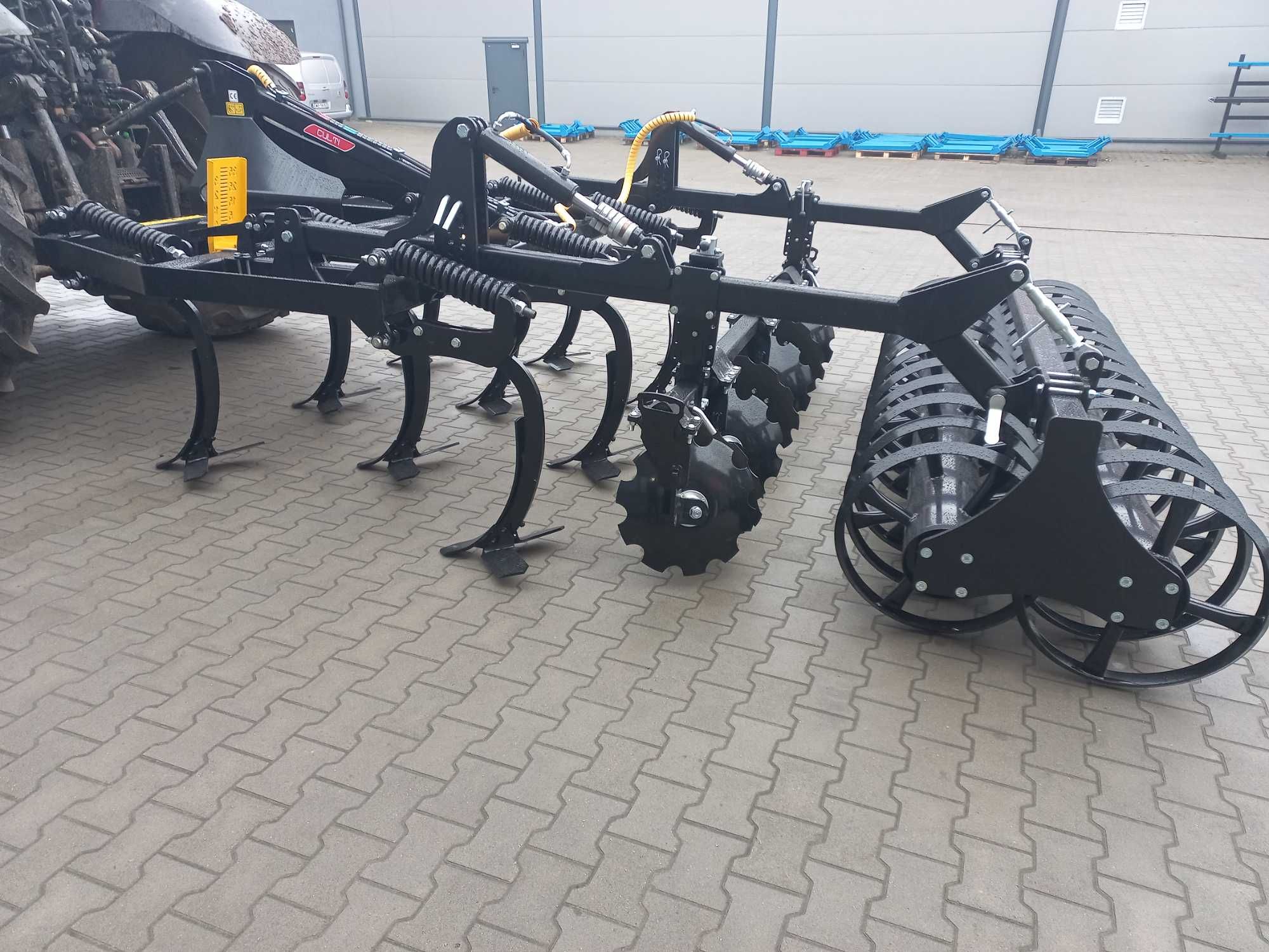 Agregat bezorkowy CULTI II 3 m 4 m 5 m gruber kultywator ścierniskowy