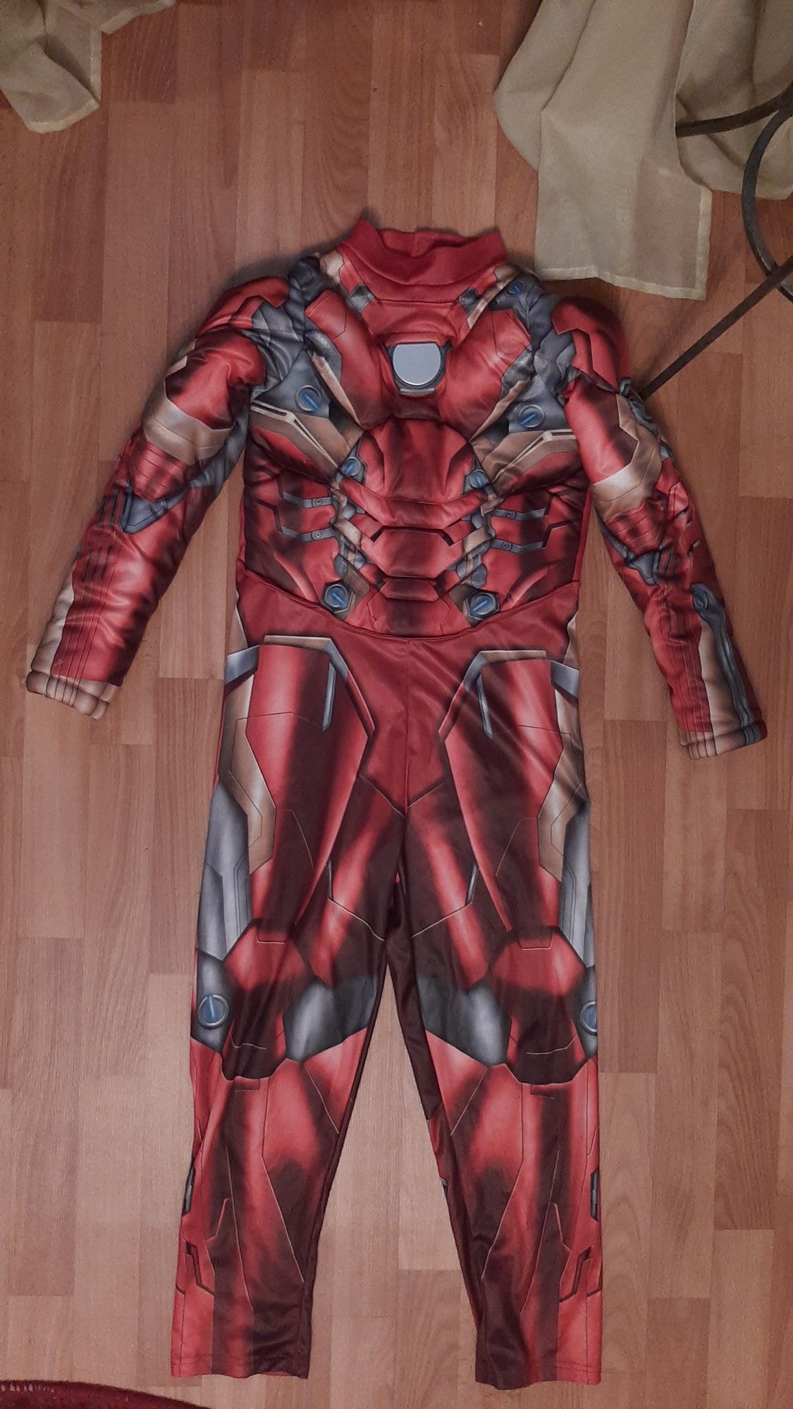 Карнавальный костюм Железный Человек, Iron Man с мускулами от 8-12 лет