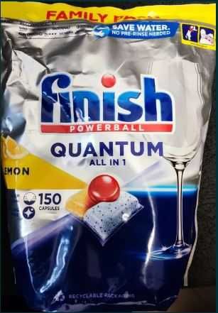 Kapsułki tabletki do zmywarki FINISH Quantum All-in-1 cytrynowe