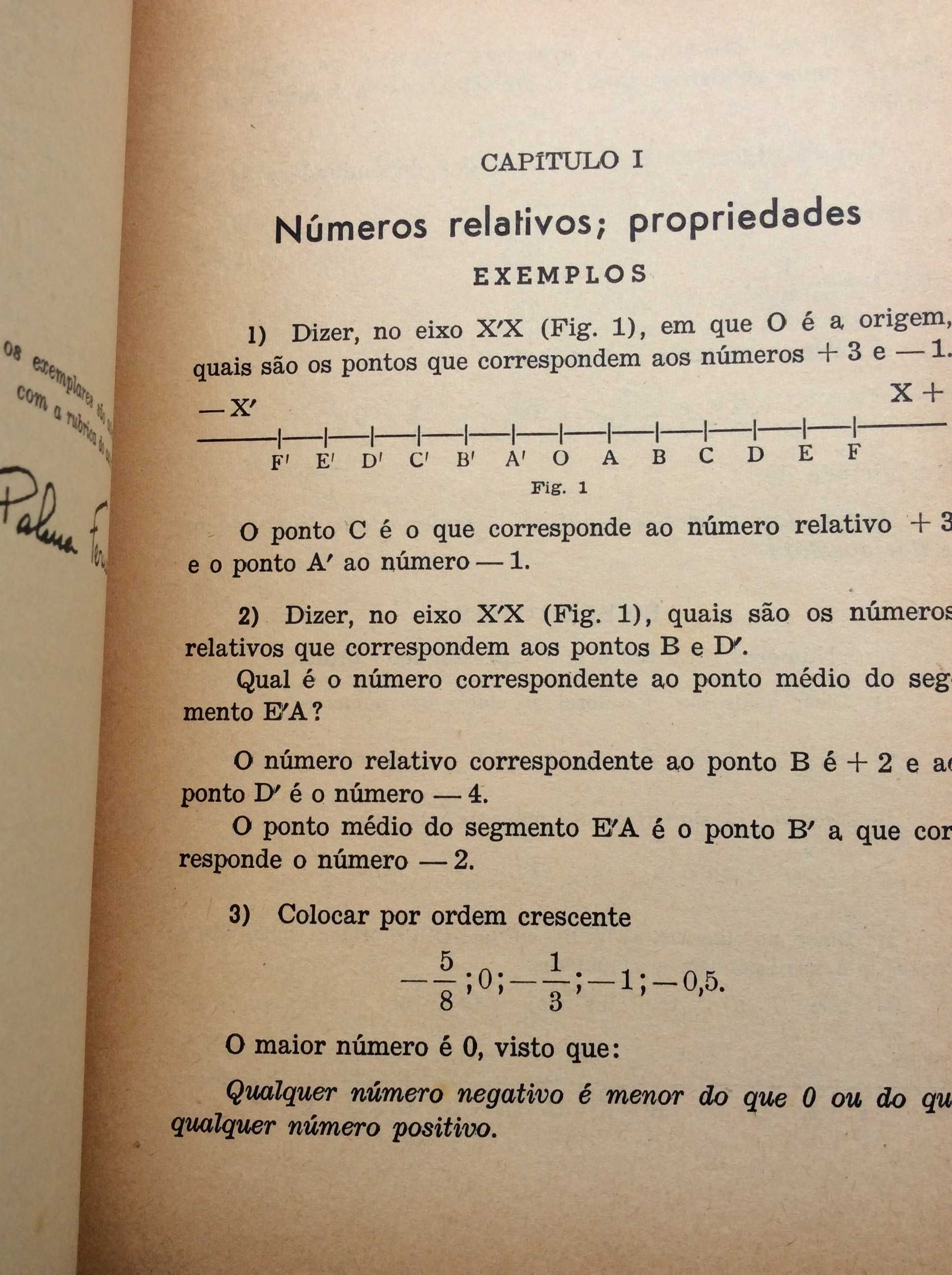 Exercícios de Álgebra e Geometria para o 3.º ano dos Liceus