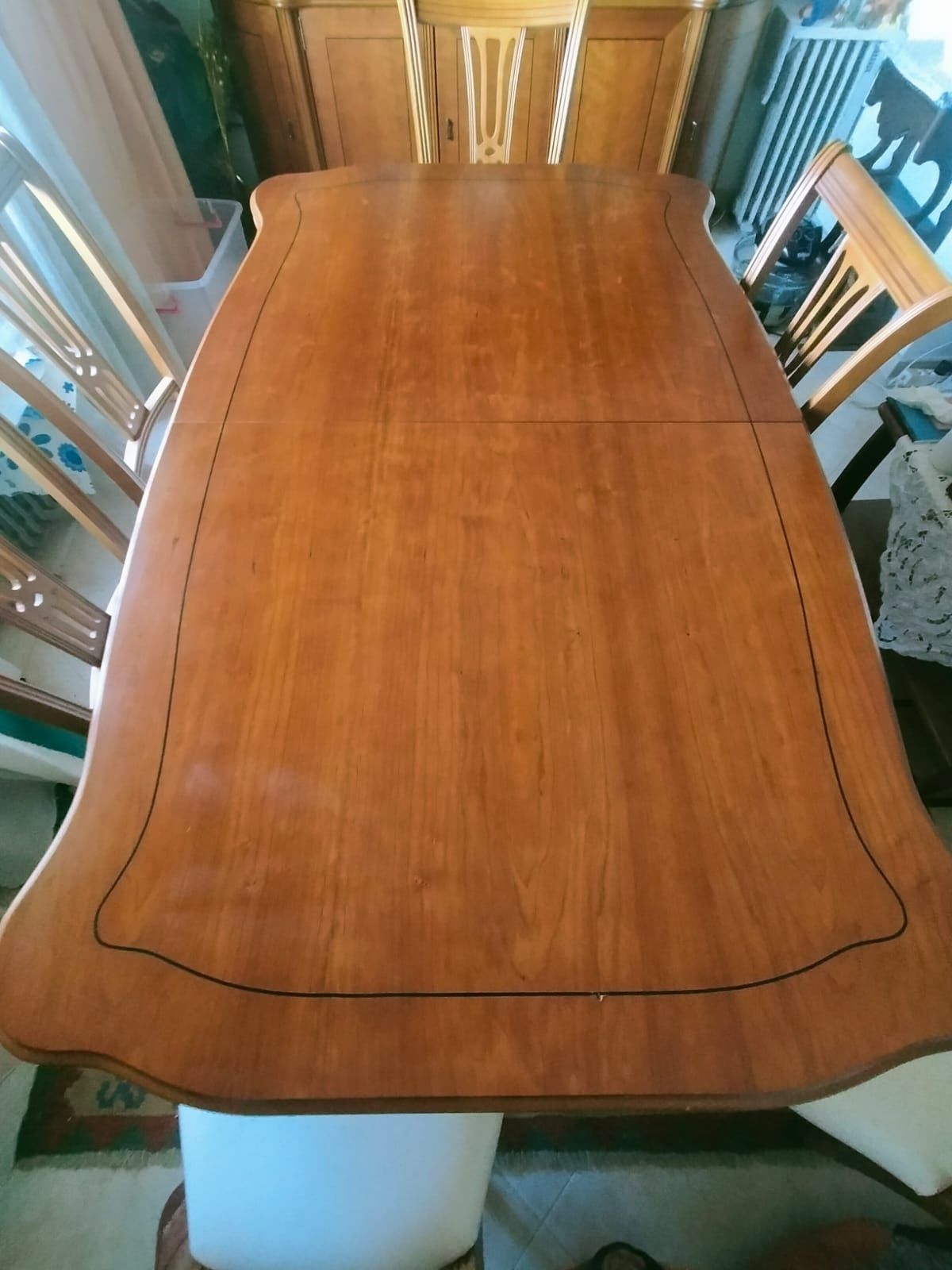 Mesa de jantar retangular