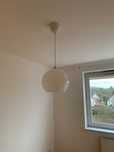 Lampa okrągła, biała, bardzo efektowna, ikea