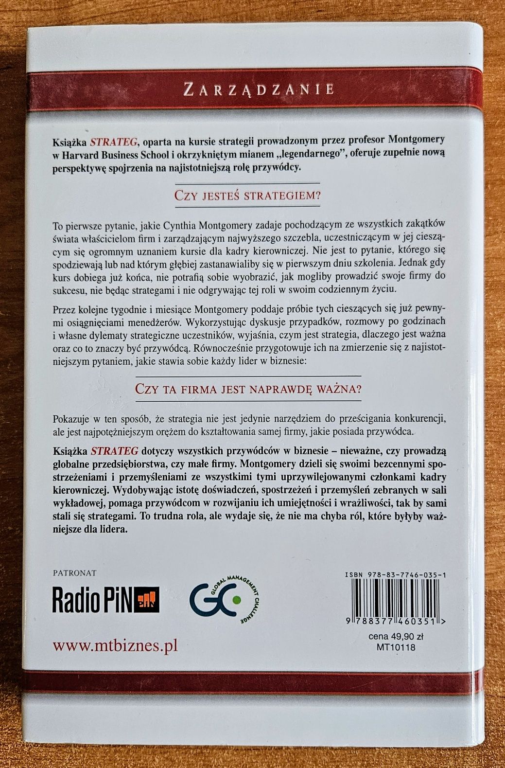 Strateg - Bądź takim liderem - Cynthia A. Montgomery