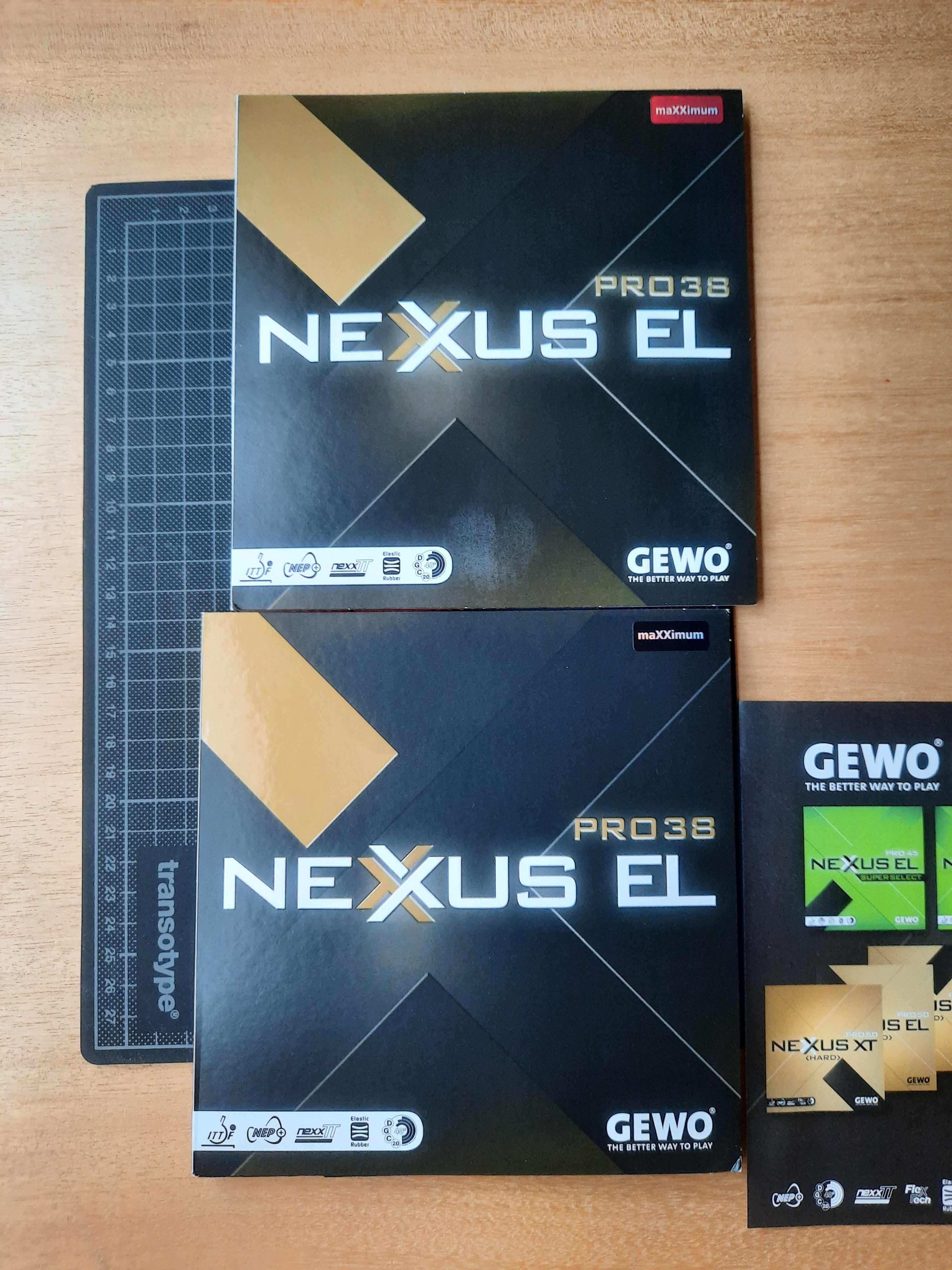 Borrachas de ténis de mesa da marca Gewo - Como novas