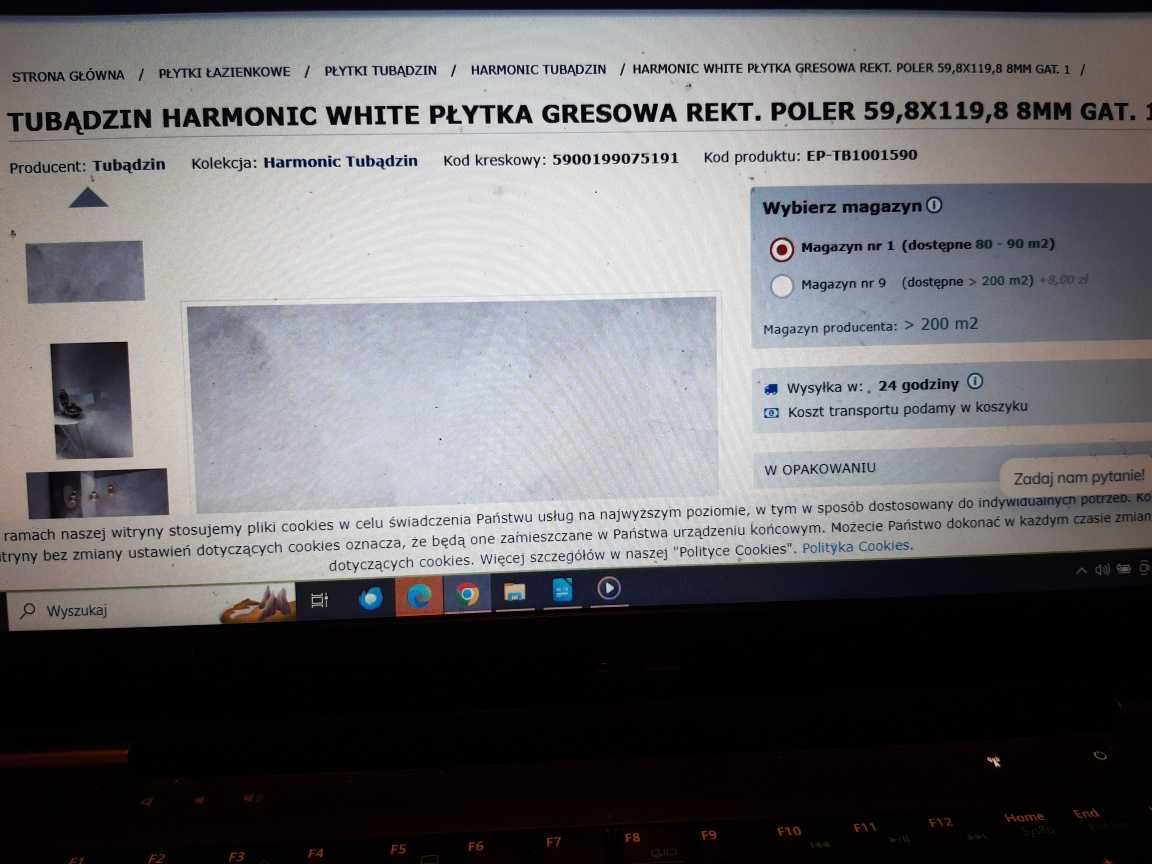 Płytki white harmonic tubądzin