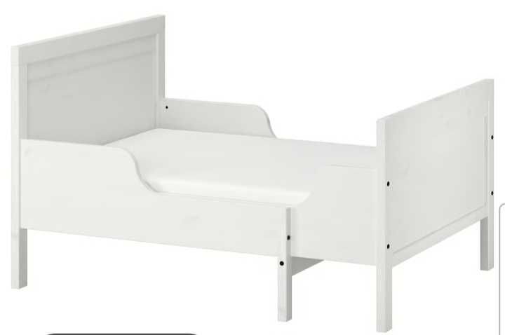 Cama de criança extensível - madeira branca