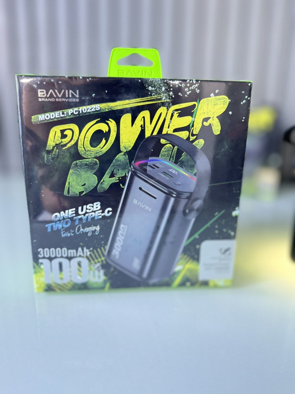 Power Bank Bavin PC1022S 30000mah 100w(Повербанк 100ват для ноутбуков)