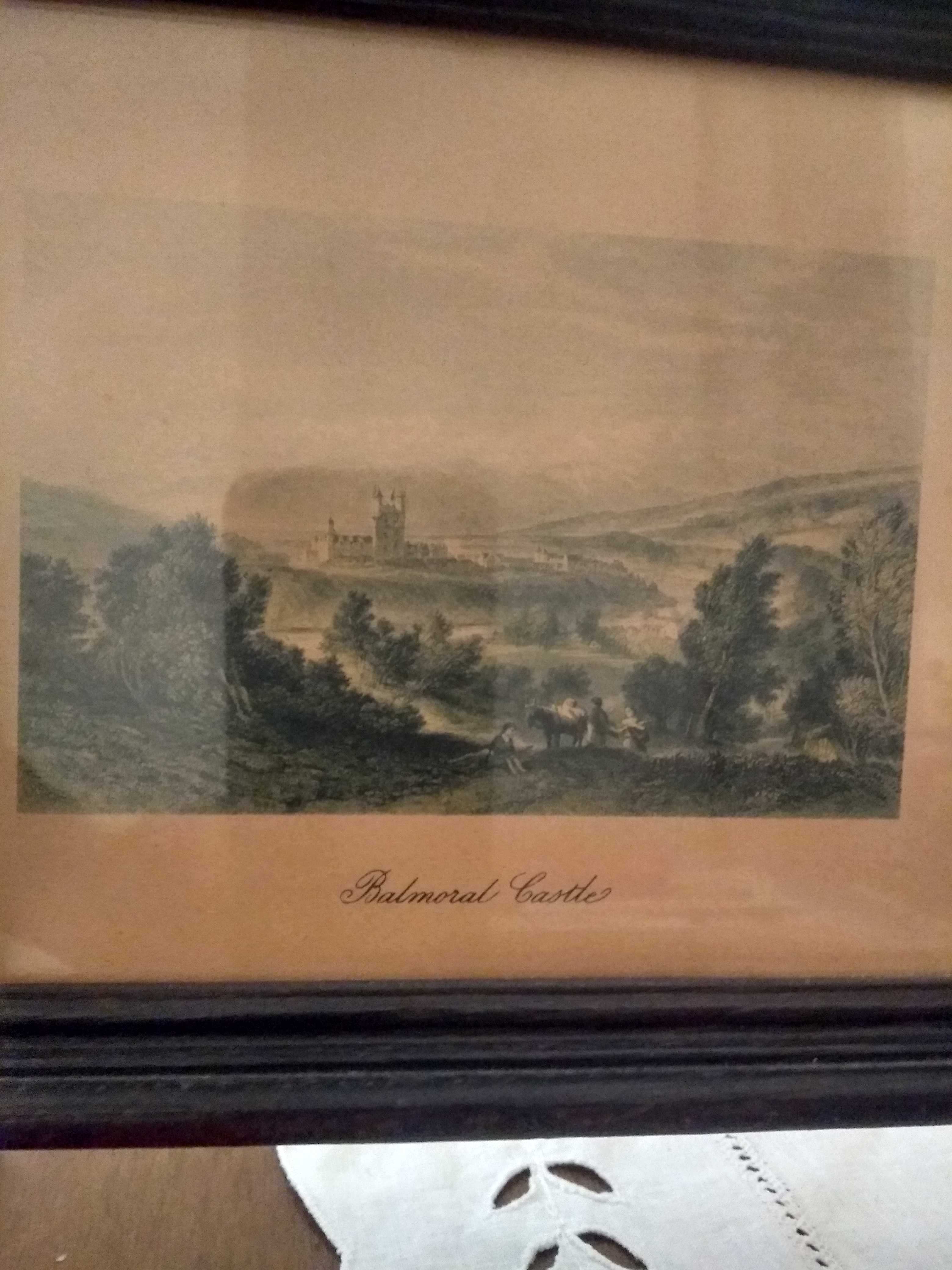 Quadros 'Cries of London' e 'Balmoral Castle'