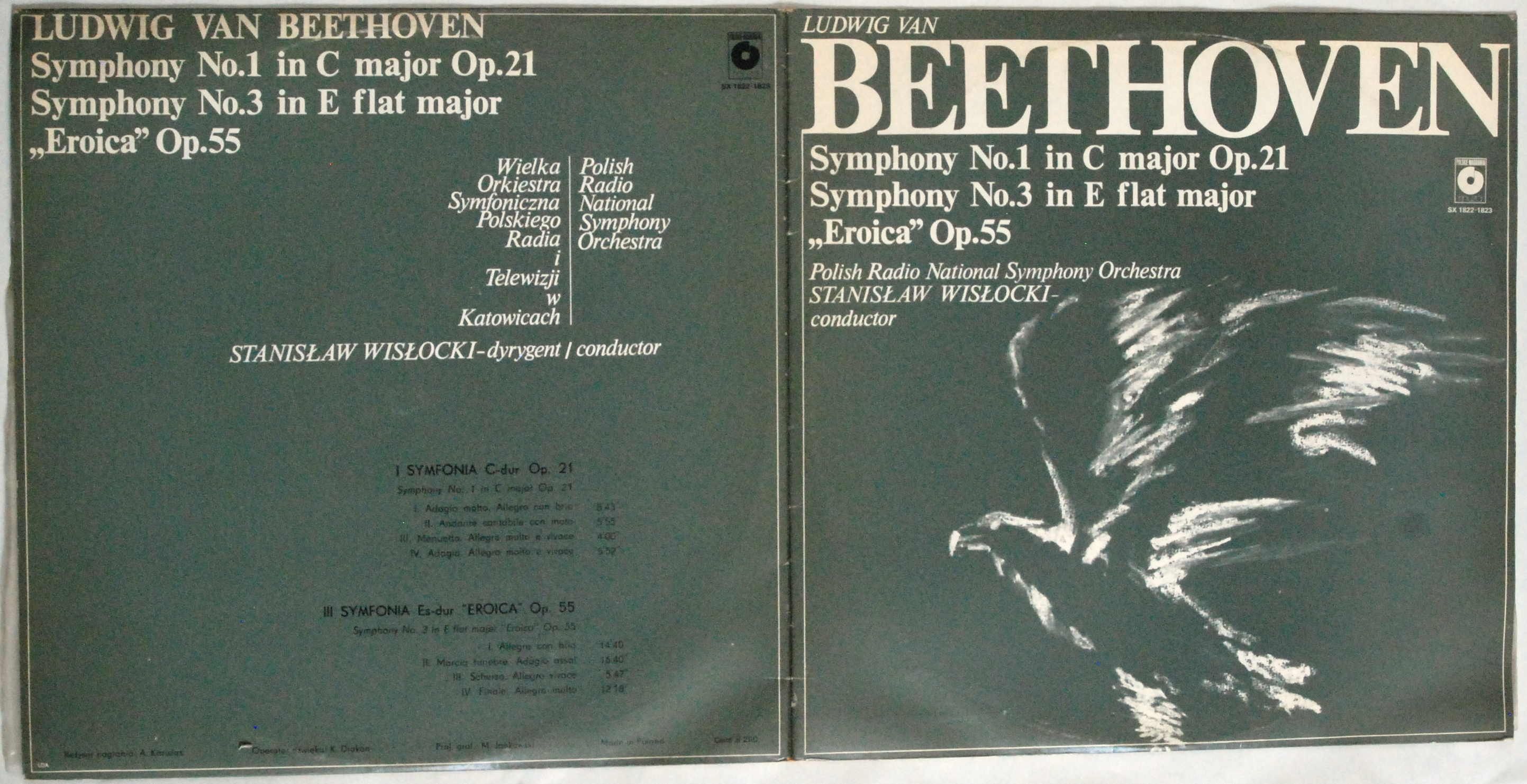 Stanisław Wisłocki - Beethoven - Symfonie 1, 3 2LP s.EX-