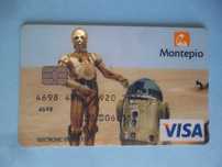 Raríssimo cartão VISA Star Wars