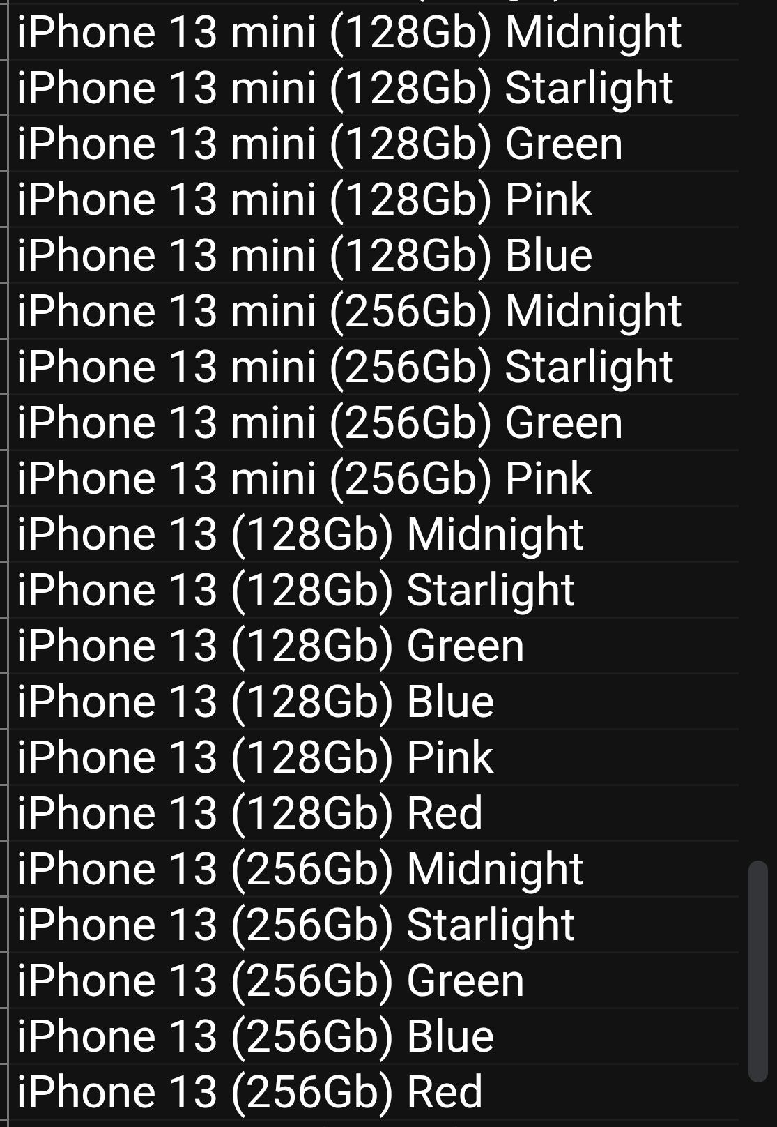 Смартфон Iphone 13 mini pro Max новий оригінал запакований 128 256 GB