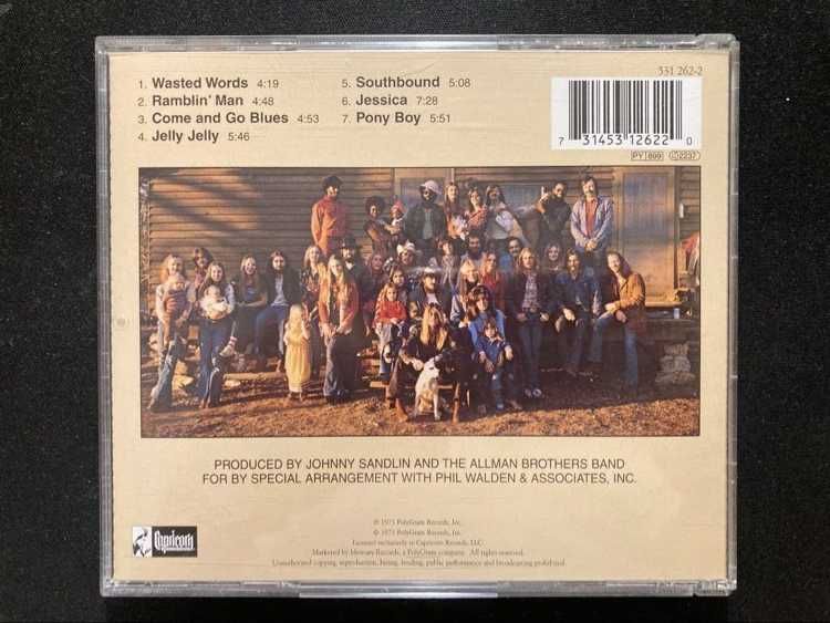 ALLMAN BROTHERS BAND Brothers and sisters CD