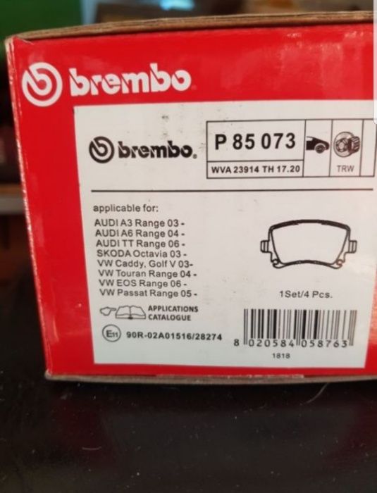Discos de travão Brembo novos