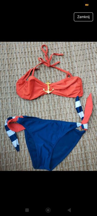 Nowy strój kąpielowy wysyłka tylko 5 zł marynarski