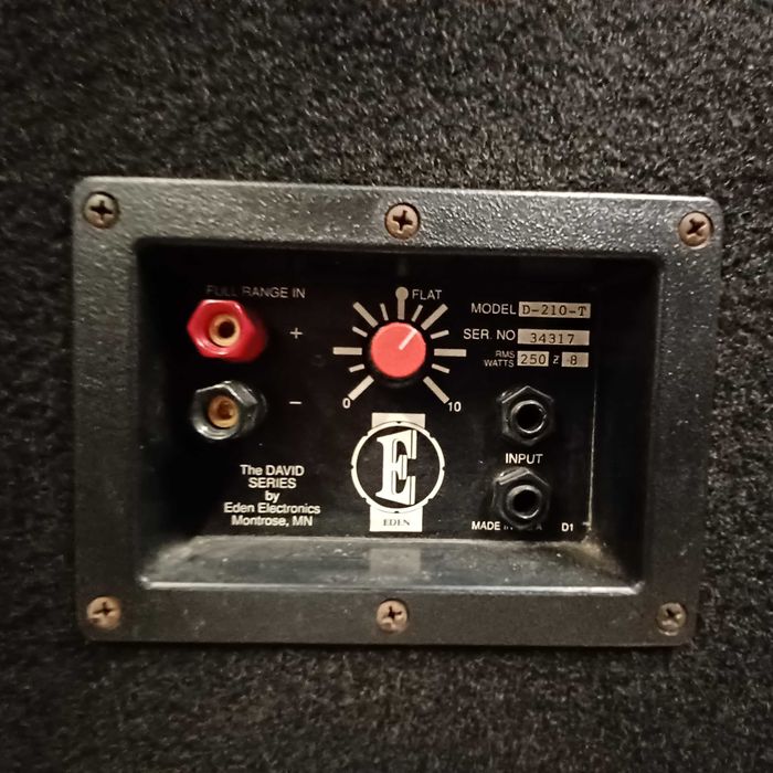 David Eden D210T kolumna basowa 2x10" 8 Ohm 1990s USA zamiana