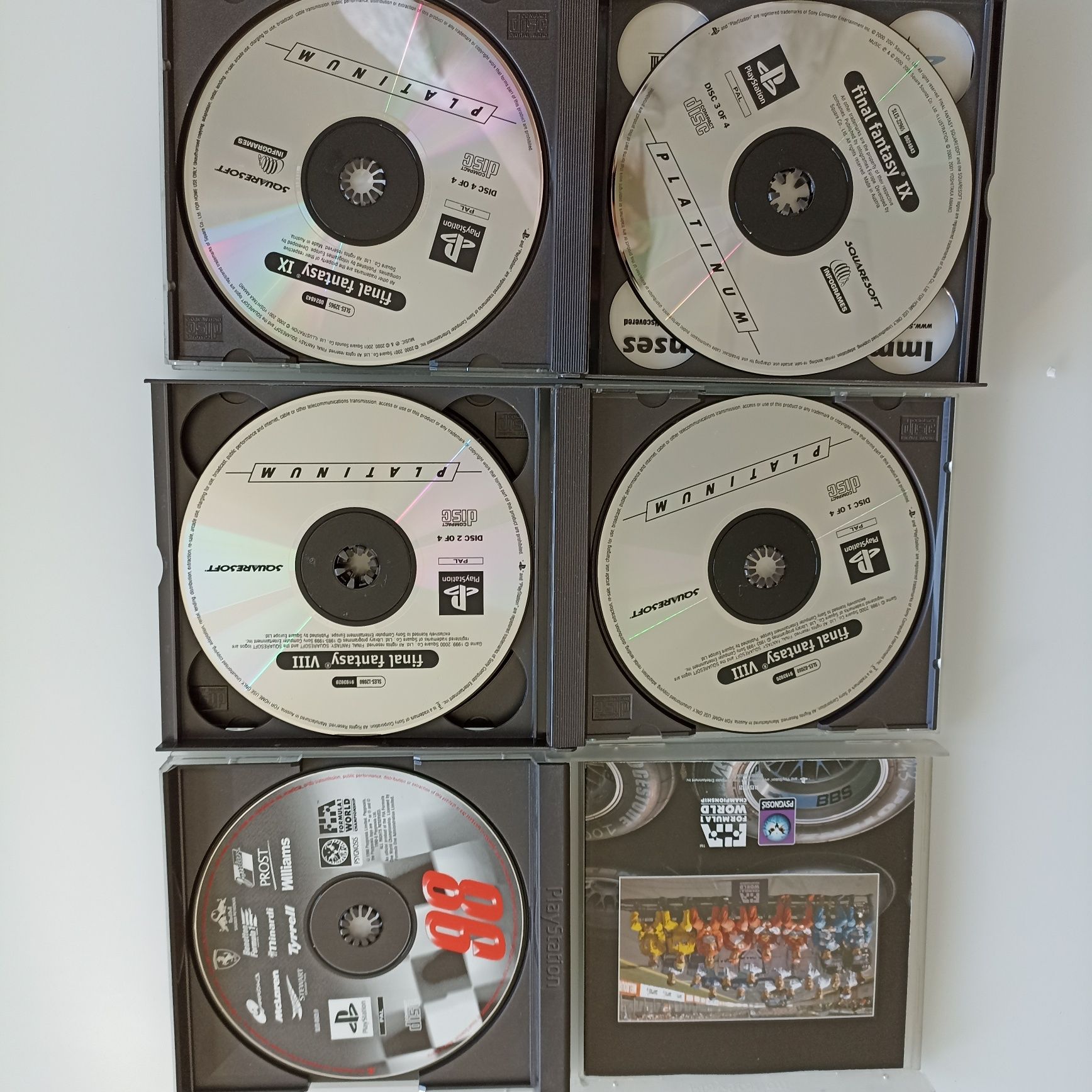 Ps1 ps2 PS3 Fórmula 1 98 F1 PSX PSOne