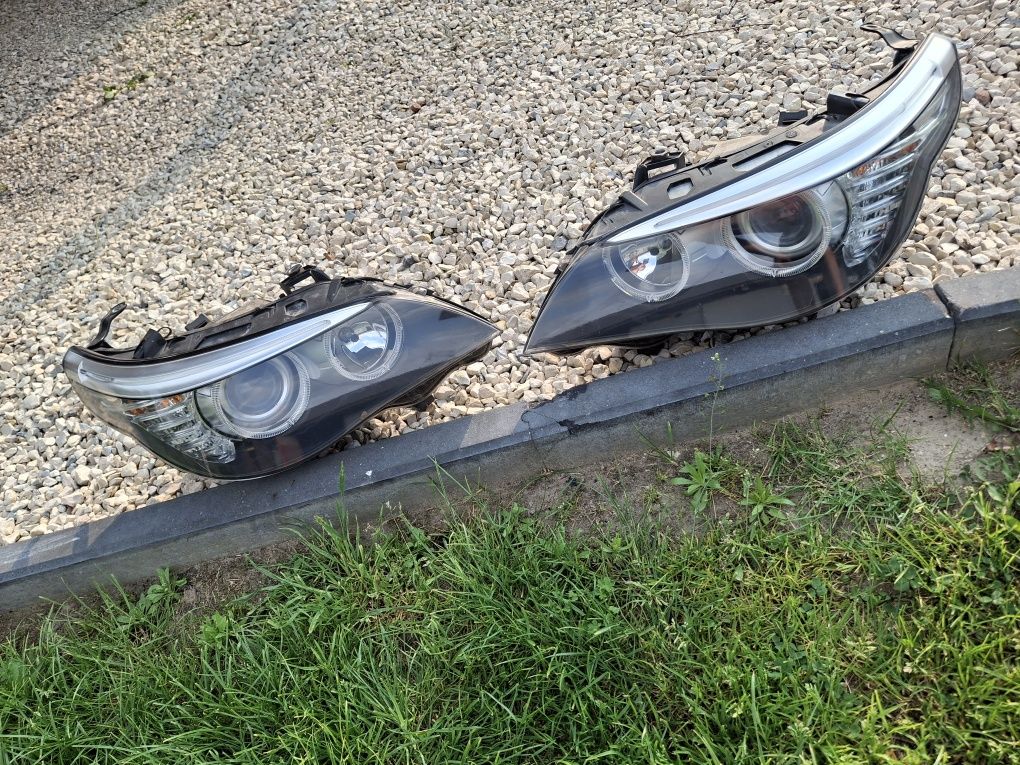 Lampy H7 Lift BMW E60 E61 Komplet Przód Stan bdb