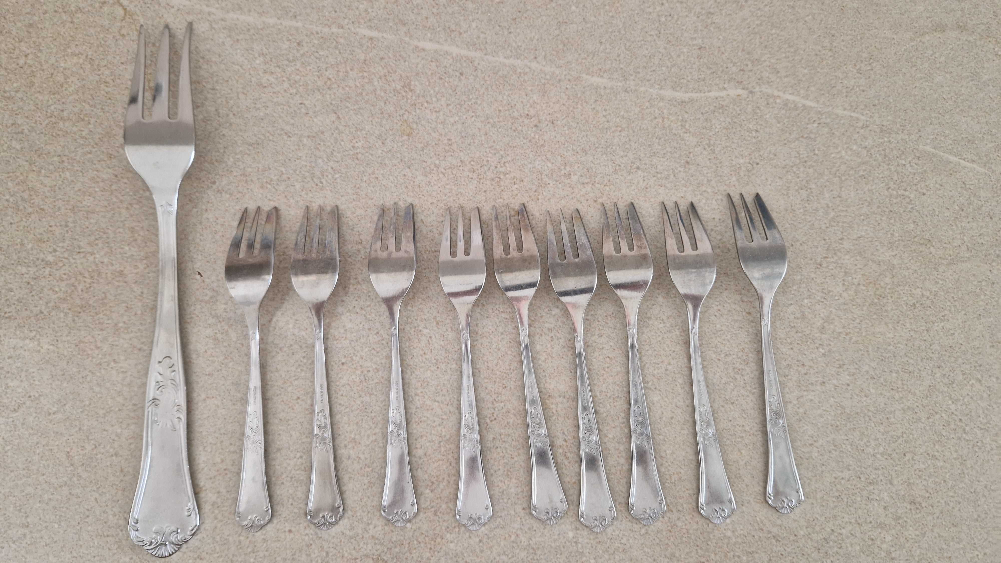 Conjunto 9 garfos pequenos e 1 grande para sobremesa - Mafil Cutlery