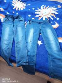 Spodnie jeansy ciążowe 2 pary