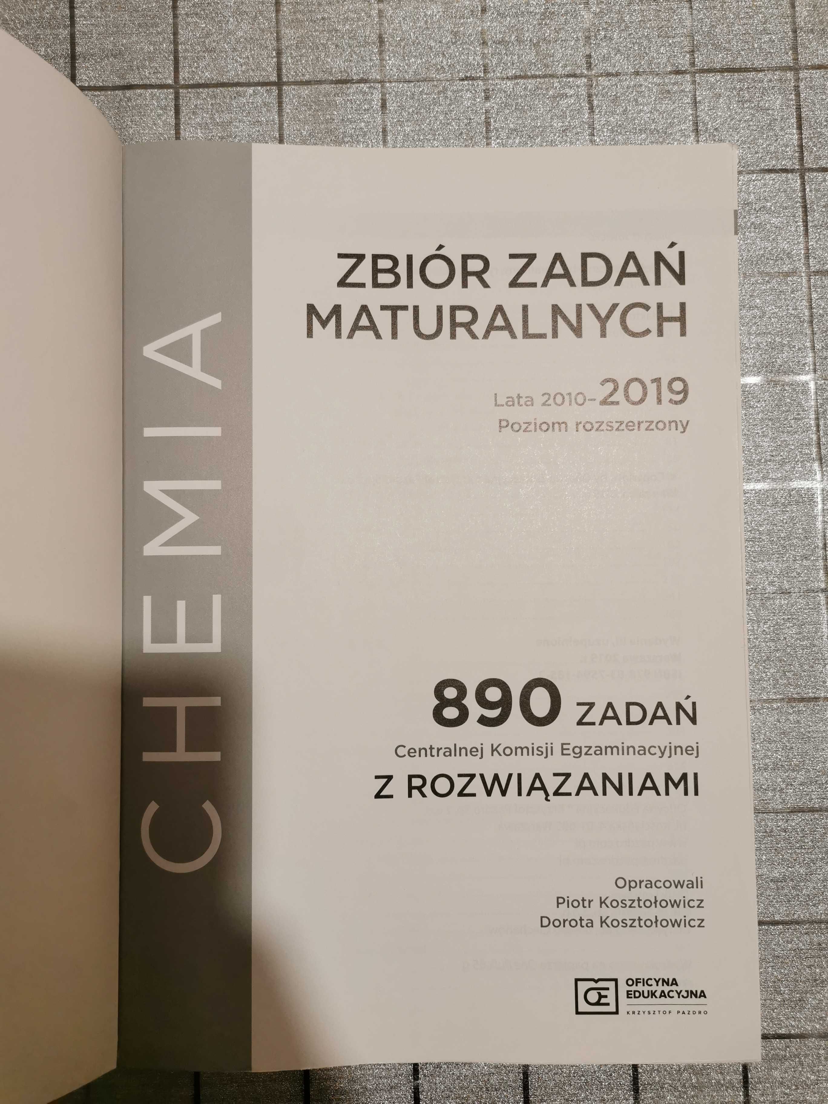 Nowy zbiór zadań maturalnych z Chemii Pazdro