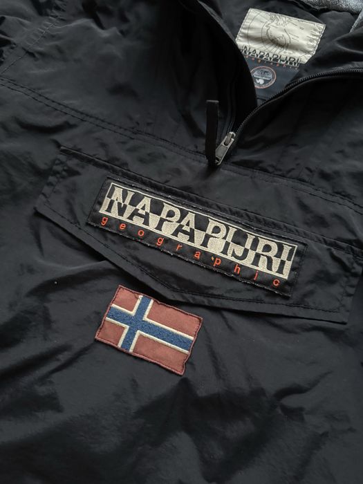 Napapijri anorak kurtka fleece zimowa podrózna