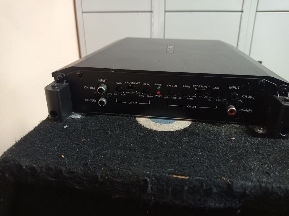 Tuba basowa subwoofer  Blaupunkt + wzmacniacz Alpine