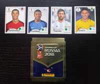 Cromos Ronaldo+Messi+Mbappe+Neymar FIFA World Cup Russia 2018(Pink)