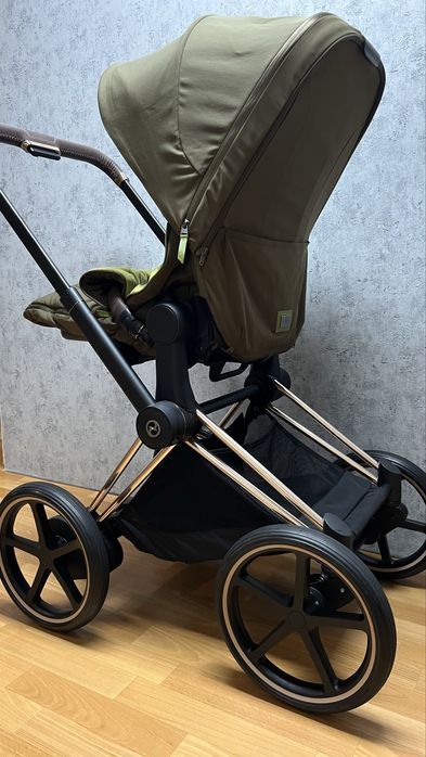 Elektryczny, po serwisie! Cybex e-priam 4.0 rose-gold spacerówka