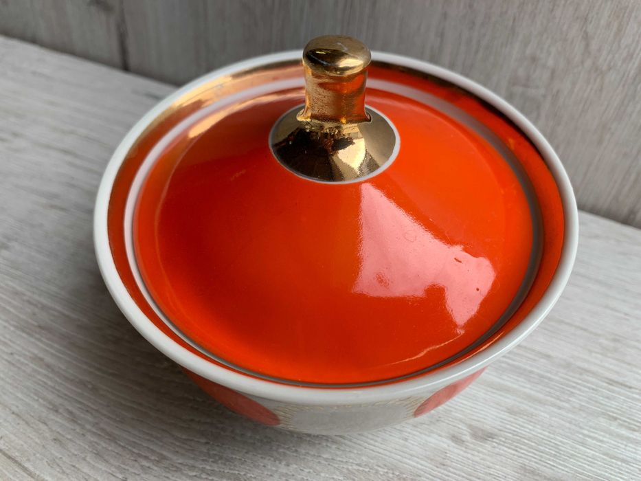 Сервиз ручная роспись Полонное Дружковка посуда чашка чайник блюдце