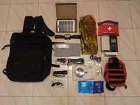 Kit Sobrevivência - Mochila 30L e utensílios