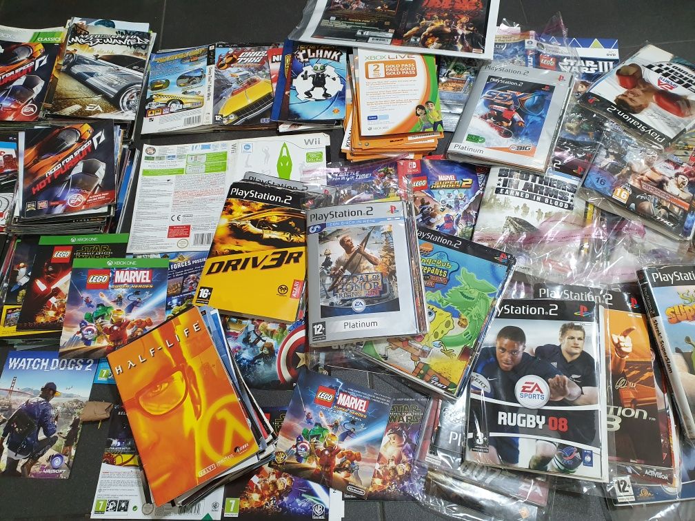 Gra gry psx ps2 ps3 ps4 xbox one okładki ok 2000szt od kolekcjonera