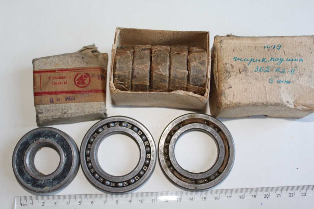 ПОДШИПНИКИ   новые  и  б/у: маленькие и большие