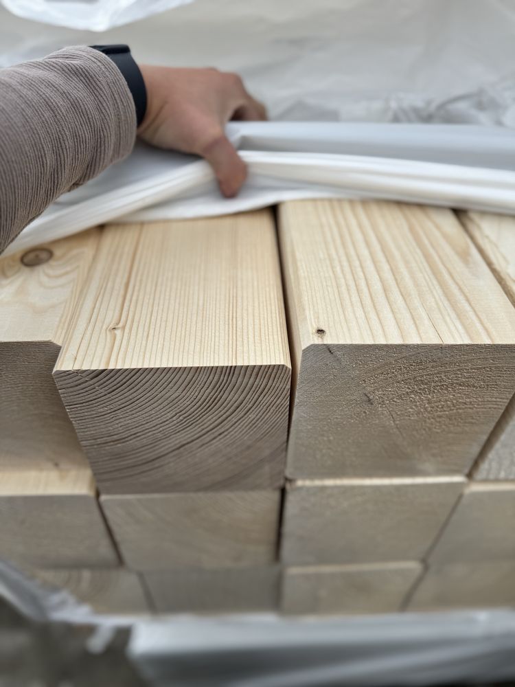 Drewno konstrukcyjne słupy 140x140 KVH NSI C24 suche świerk belki