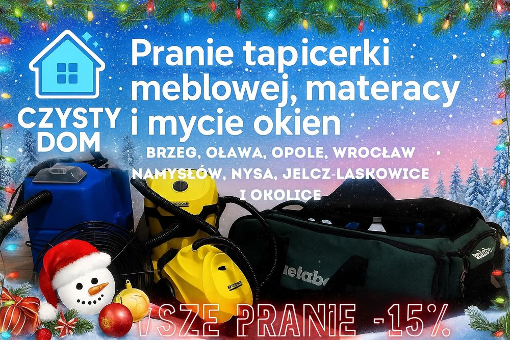 Pranie kanap i narożników - szybkie terminy, dojazd gratis