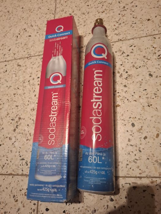 Pusta butla sodastream różowa