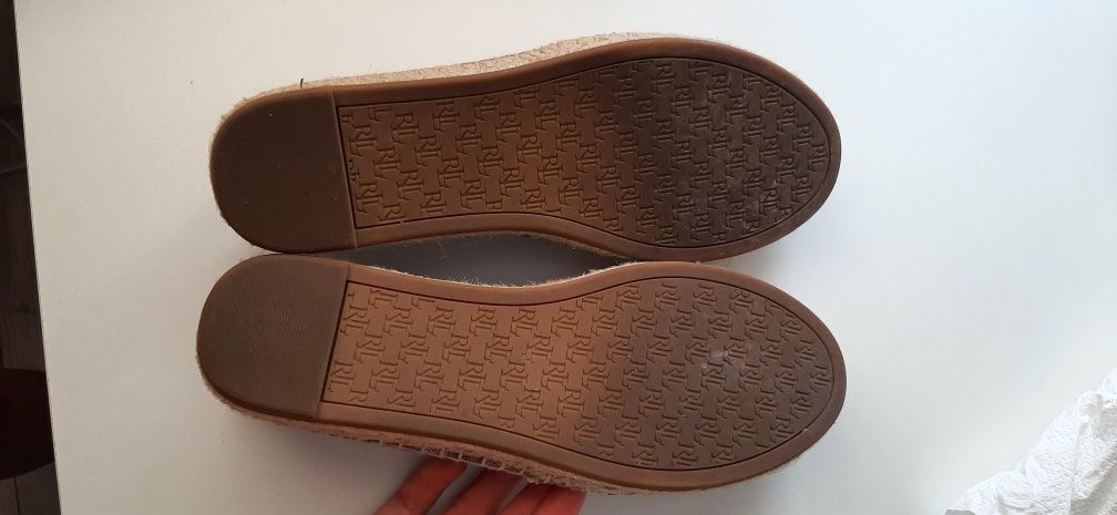 Oliwkowe espadryle Caylee Lauren Ralph