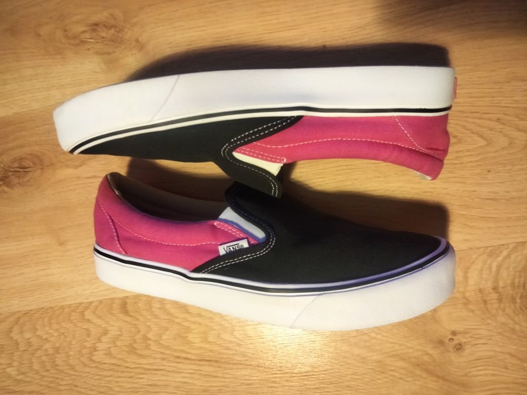 Vans Sleep-on r42,5 27,5cm 2 Tone czarno-różowe super stan