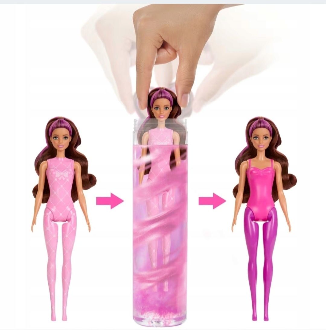 Barbie Color Reveal Lalka Seria Baletnice z 6 niespodziankami