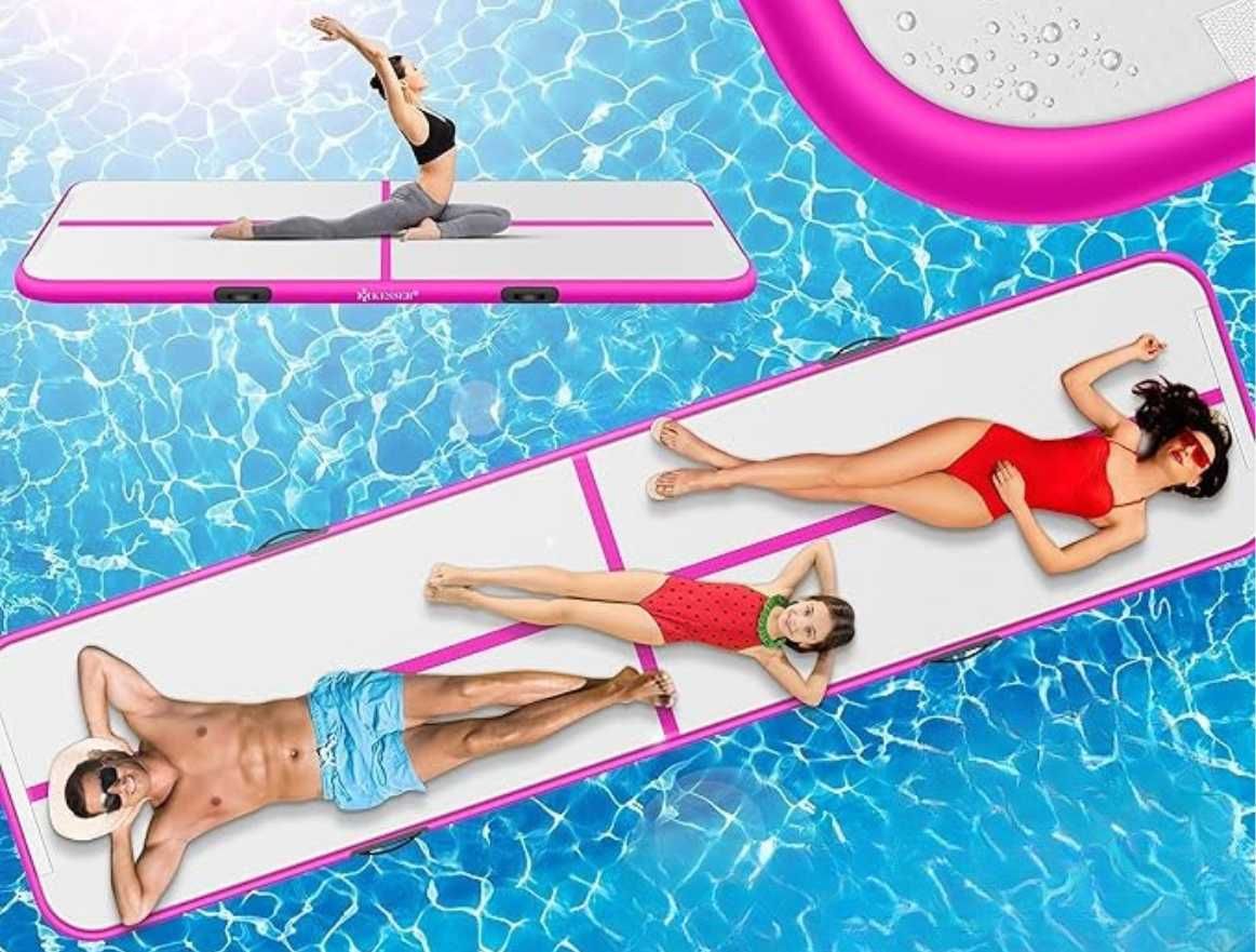 Materac Gimnastyczny AIRTRACK Ścieżka Akrobatyczna Pompka + Torba 4m