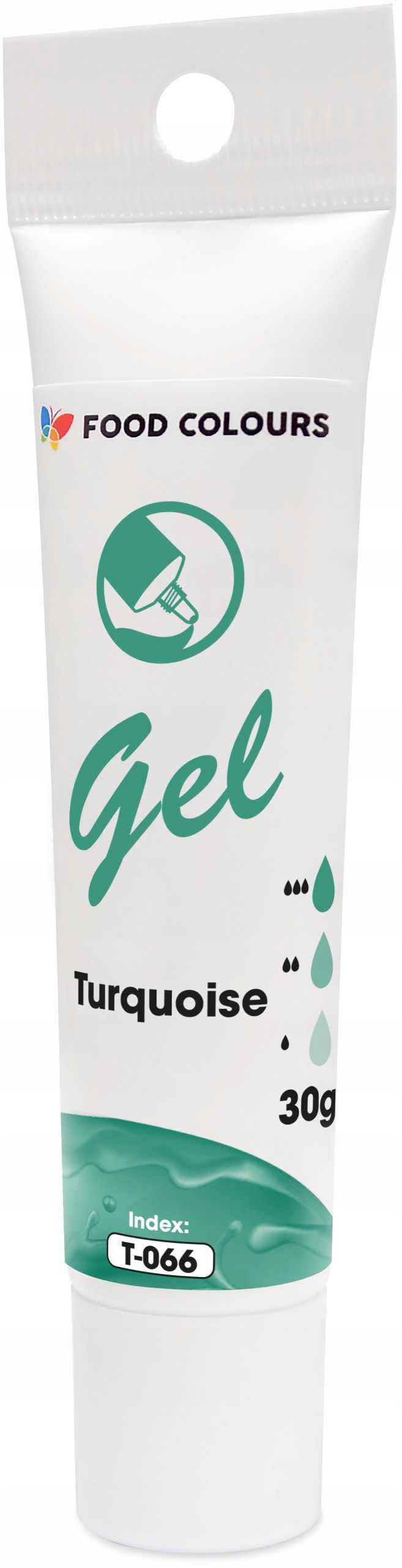 Barwnik Spożywczy W Żelu T-066 Turquoise Turkusowy 30G