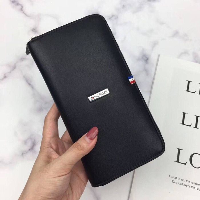 Мужской кожаный кошелек клатч Томми Хилфигер чоловічий гаманець томмі