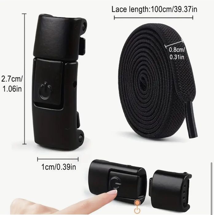 Sznurówki z magnetycznym zapięciem