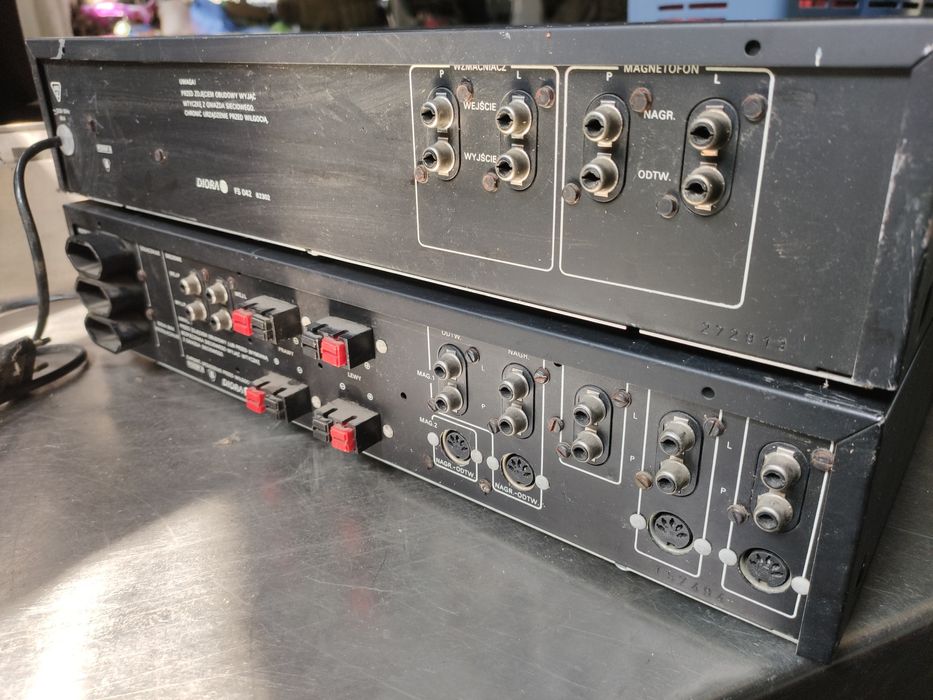 Wzmacniacz stereofoniczny Diora WS 442, korektor graficzny FS 042