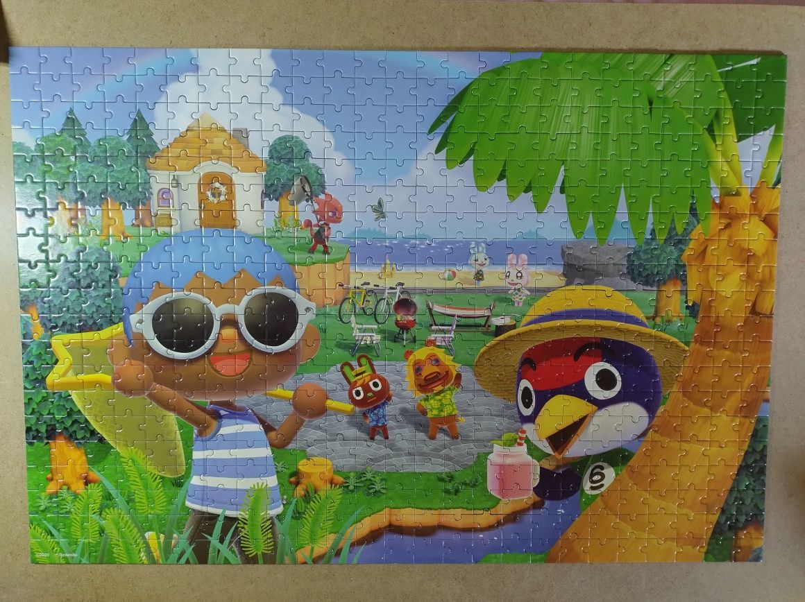 Puzzle Animal Crossing 500 elementów, kompletne.