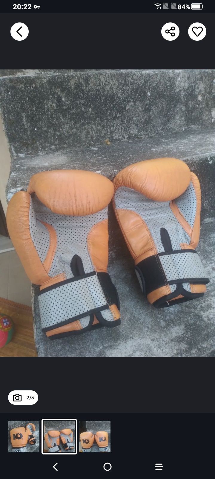 Luvas de boxe - tamanho adulto