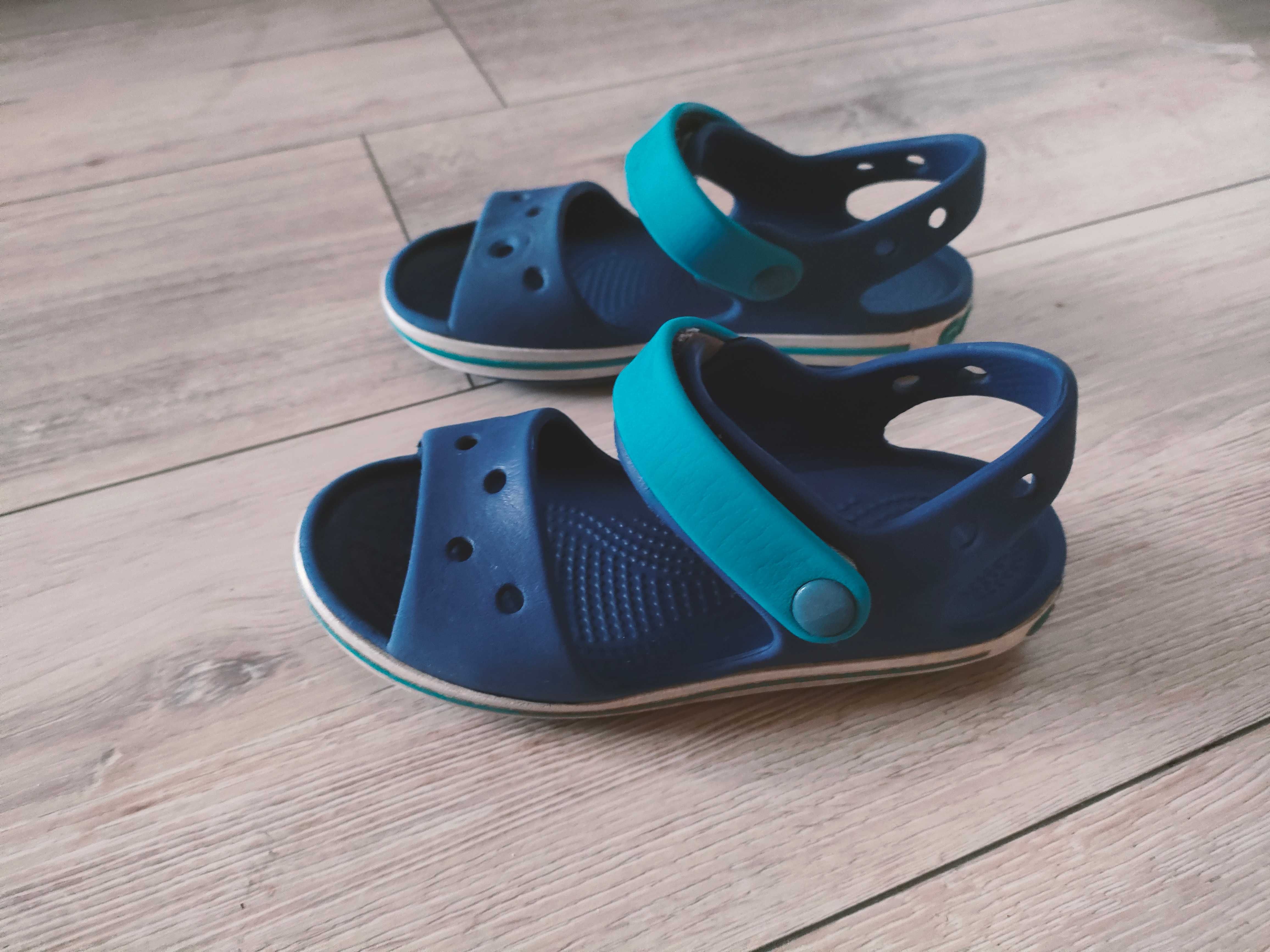 Crocs C11 sandały niebieskie rozmiar 28 29