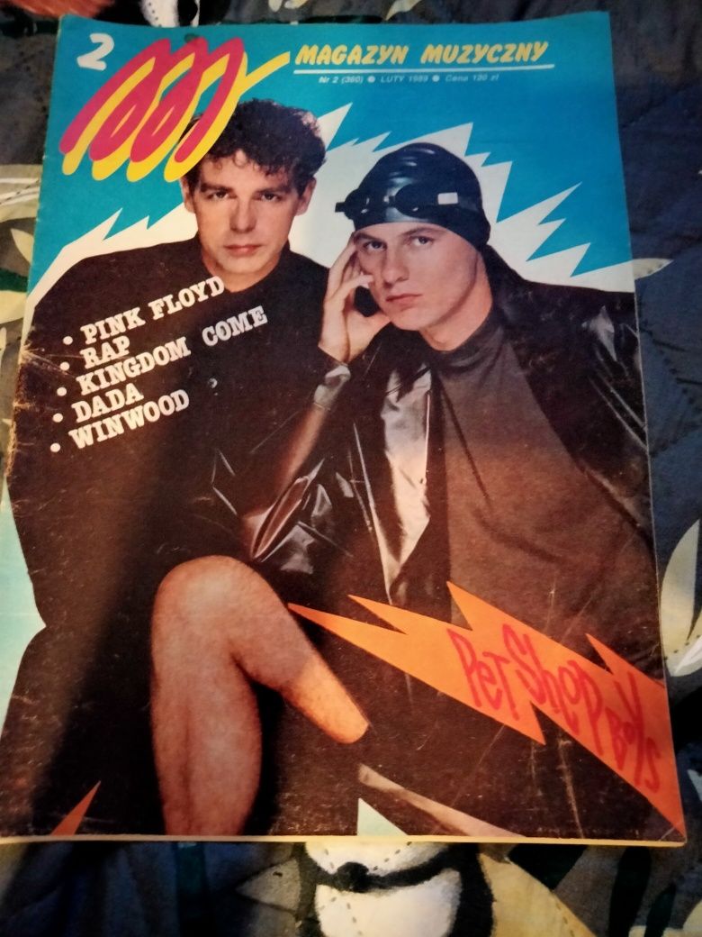 Unikatowy zestaw 5 numerów miesięcznika Magazyn Muzyczny z 1989 roku .